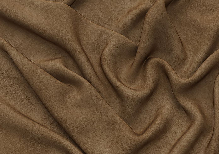 Faux Suede, Mocha - Twist&Fit Roman Blind - Image 4